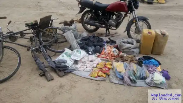 Graphic Photos: Army troops ambush Boko Haram Terrorists crossing into Sambisa Forest